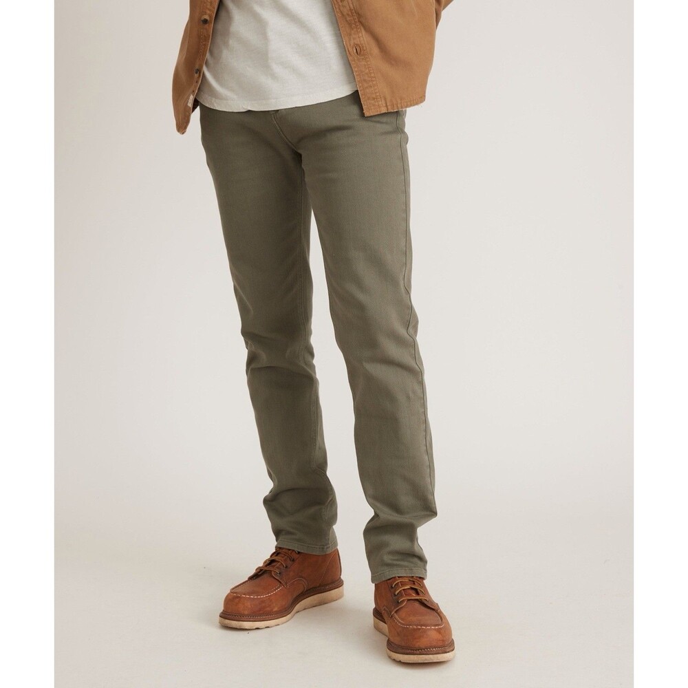 Marine Layer Men’s  Athletic Fit 5 Pocket Olive Green Pant 30”x32” Casual